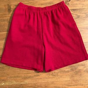 Ladies Red Shorts